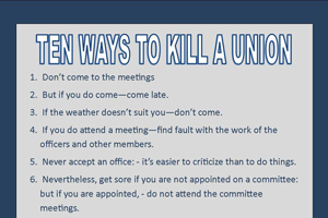 Ten ways to kill a union graphic thumbnail